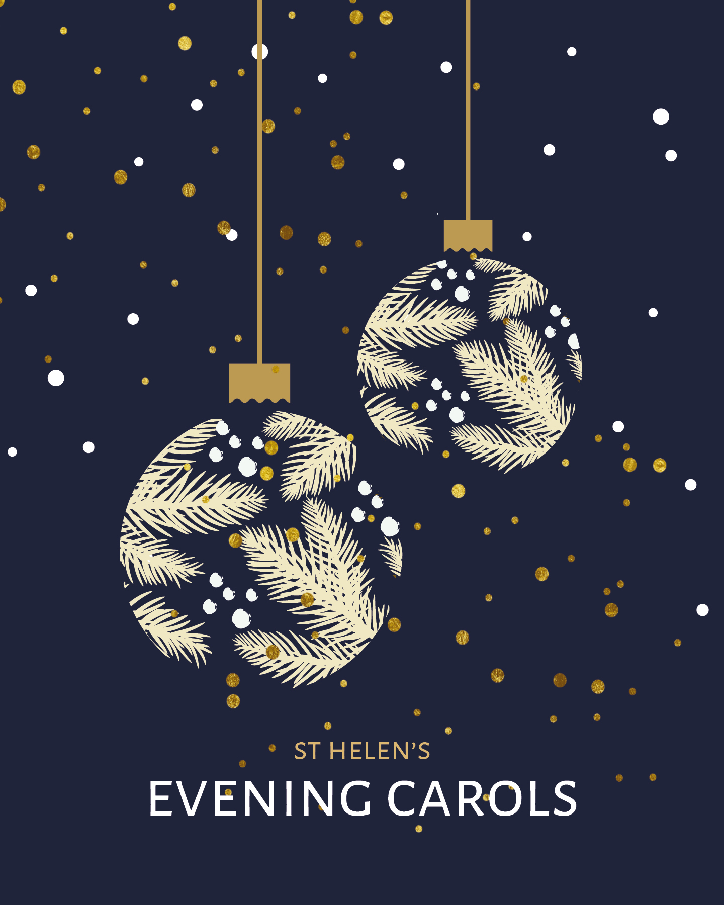 Evening carols in London